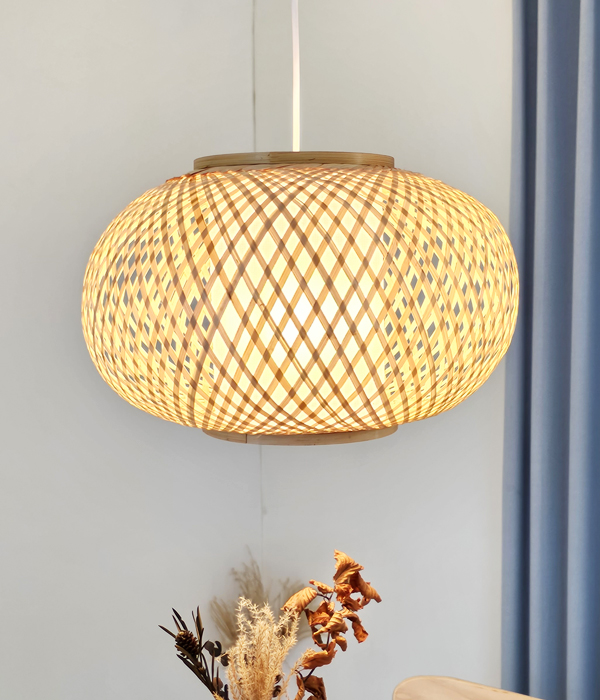 아델리 1등 펜던트 라탄펜던트 라탄식탁조명