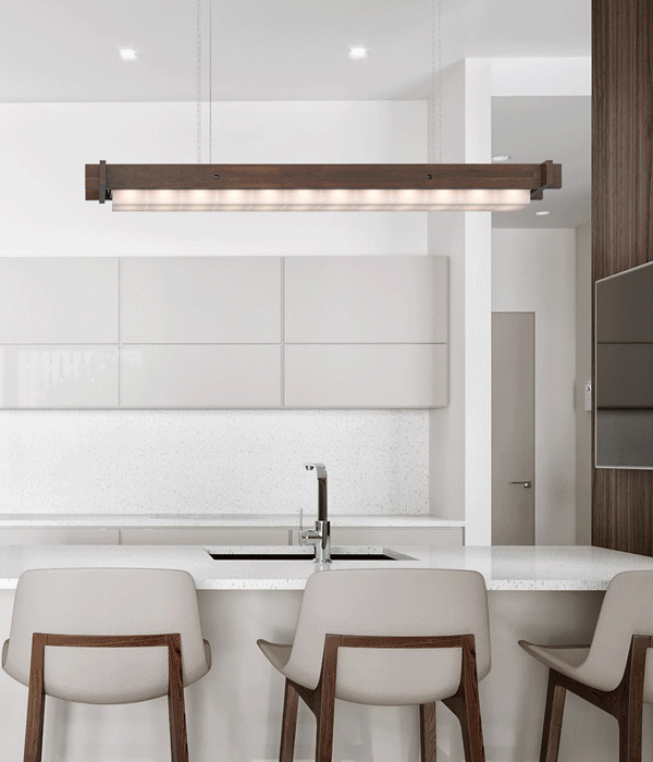 우드블록 스타크 펜던트조명, LED식탁등, 우드조명 (20W/30W)