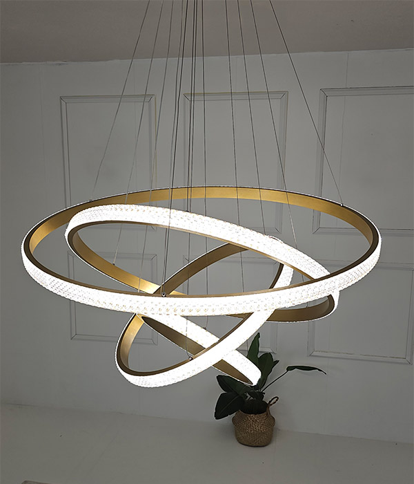 프롤 4단 (골드) 거실전등 LED거실등