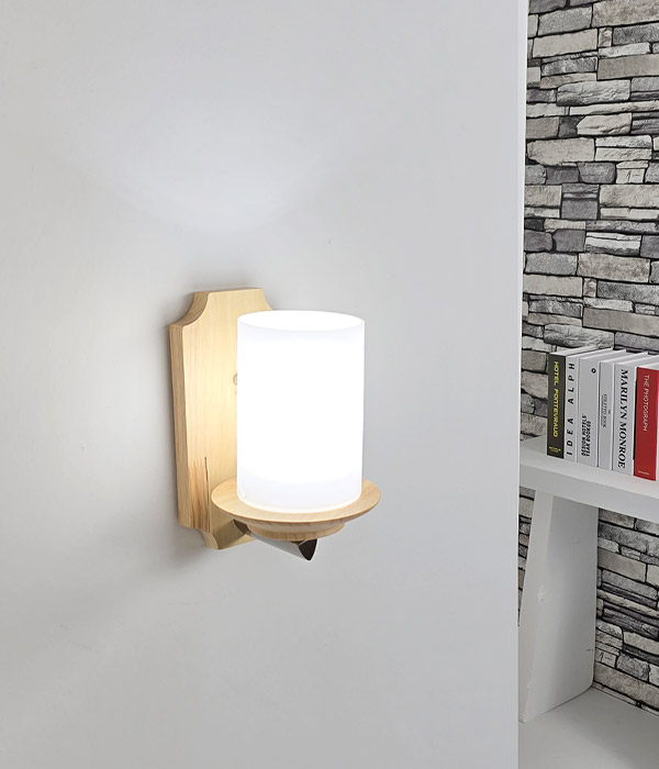 아토너 우드벽등 원목 벽무드등