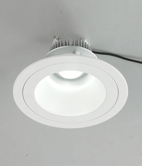 템퍼 타공 200mm(8인치) 250mm(10인치) 다운라이트 매입조명 (화이트)