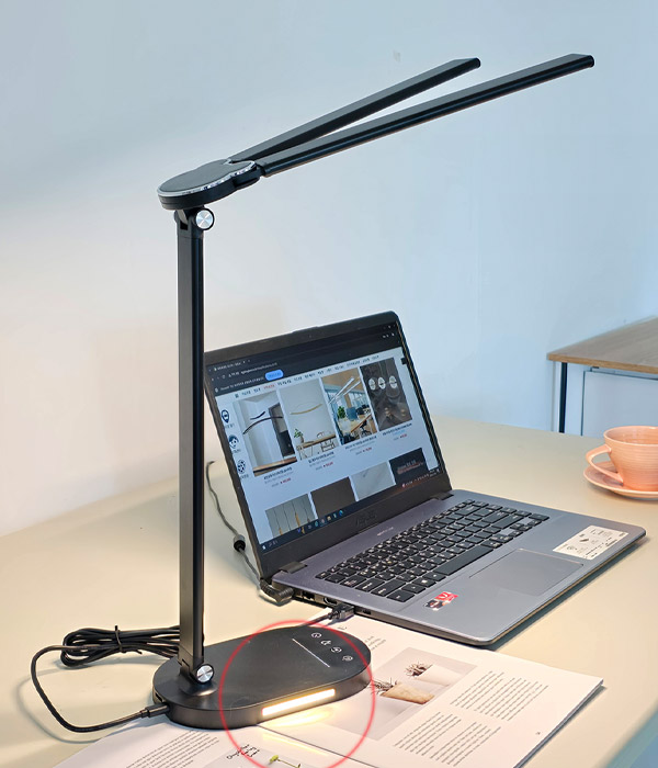 하퍼 학생스탠드 서재 독서등 (화이트, 블랙)